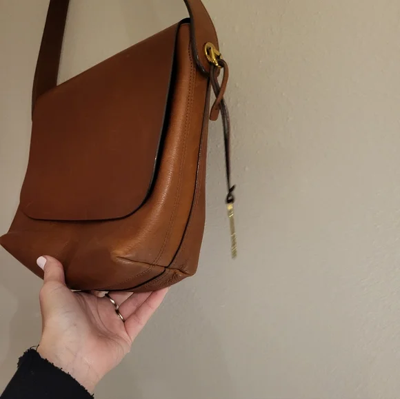 Fossil Harper Large Flap Leather Crossbody Bag - Picture 4 of 7